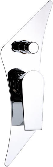 DIVA monocomando vasca-doccia incasso con deviatore con piastra Diva Dance On - Bagno Italiano