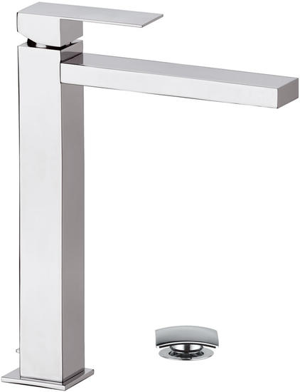 SKYLINE monocomando lavabo alto XL con scarico - Bagno Italiano