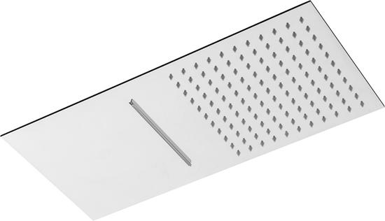 WATER FALL Soffione rettangolare in acciaio inox con getto e cascata  - Bagno Italiano
