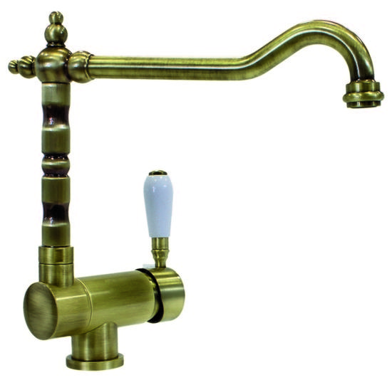 MIXOLDST miscelatore monocomando orientabile con canna "old fashion" per sottofinestra - Bagno Italiano