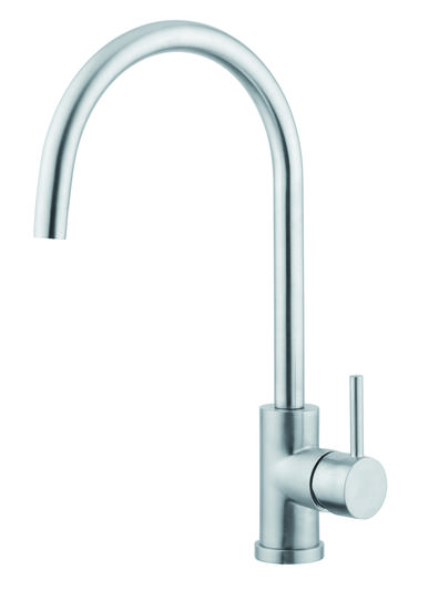 HI-TECH rubinetto monocomando lavello cucina  canna girevole finitura cromo - Bagno Italiano