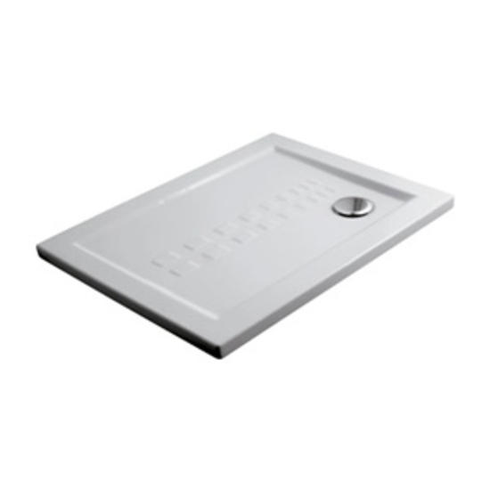 IBIS RECTANGULAR piatto doccia 70X120 extra piatto in ceramica con antiscivolo h. 5,5 cm - Bagno Italiano