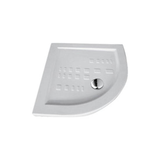 IBIS CORNER piatto doccia 80X80 extra piatto in ceramica con antiscivolo h. 5,5 cm - Bagno Italiano
