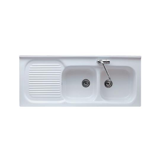 FLORANCE lavello da mobile scolapiatti sx - Bagno Italiano