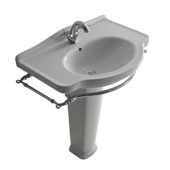 ETHOS lavabo cm 75 monoforo + colonna - Bagno Italiano