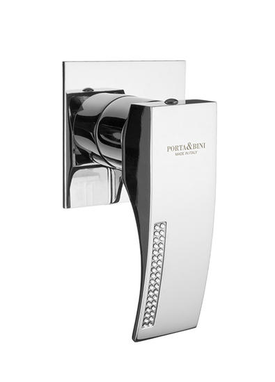 CRYSTAL Monocomando doccia incasso piastra piccola - Bagno Italiano