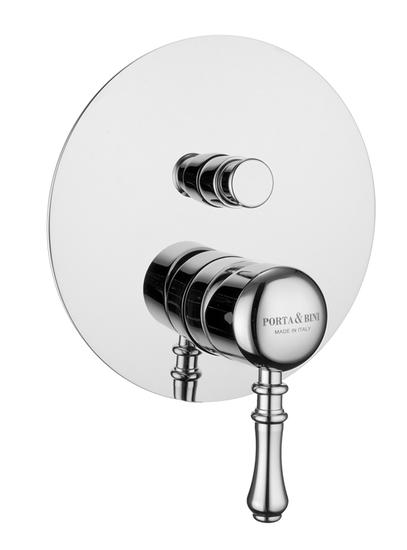 DALI' Monocomando doccia incasso con deviatore piastra slim  finitura cromo - Bagno Italiano