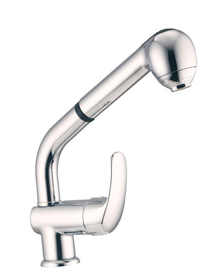 KITCHEN PROGRAM Monocomando lavello con doccetta estraibile alta - Bagno Italiano