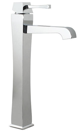 EOS Monocomando lavabo alto con piletta click-clack - Bagno Italiano
