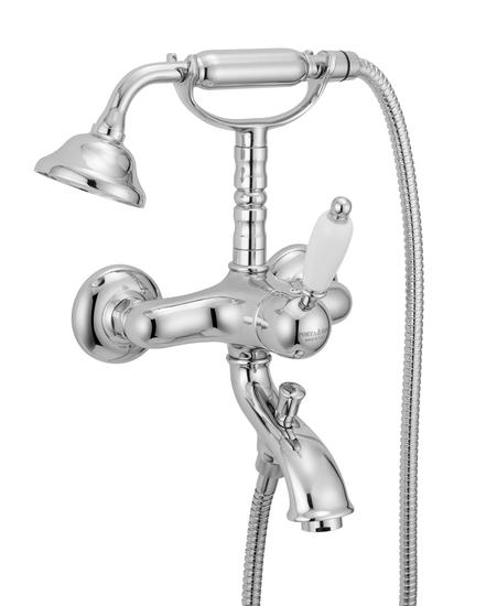 NEW OLD Monocomando vasca esterno con doccetta - Bagno Italiano