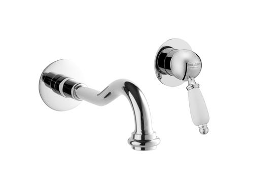 NEW OLD Monocomando lavabo a muro con canna mm 160 - Bagno Italiano