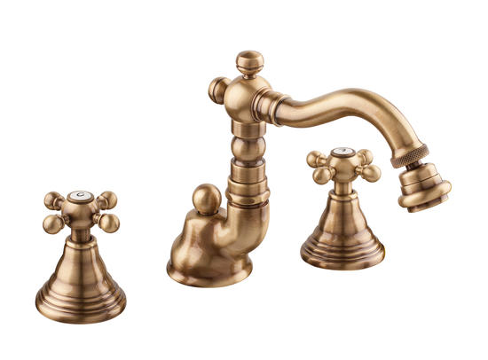 OLD FASHION Batteria bidet bocca girevole con scarico - Bagno Italiano