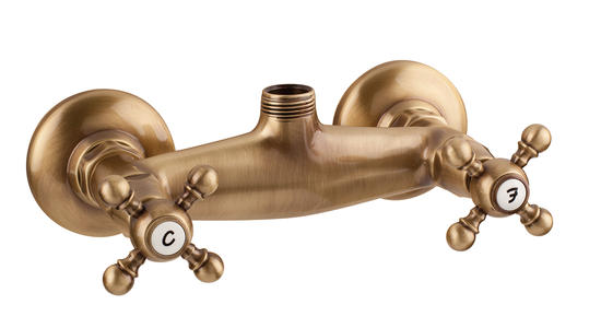 OLD FASHION Gruppo doccia esterno con attacco superiore - Bagno Italiano