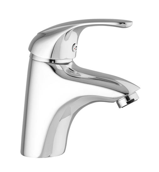 ITALY  Monocomando lavabo con scarico automatico finitura cromo con cartuccia a risparmio d'acqua - Bagno Italiano