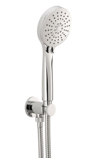 4328 Presa acqua con supporto, flessibile e doccetta - Bagno Italiano