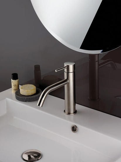 XONI miscelatore lavabo in acciaio inox con scarico - Bagno Italiano
