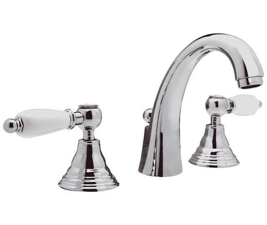 RETRO' Batteria lavabo con bocca alta e scarico - Bagno Italiano