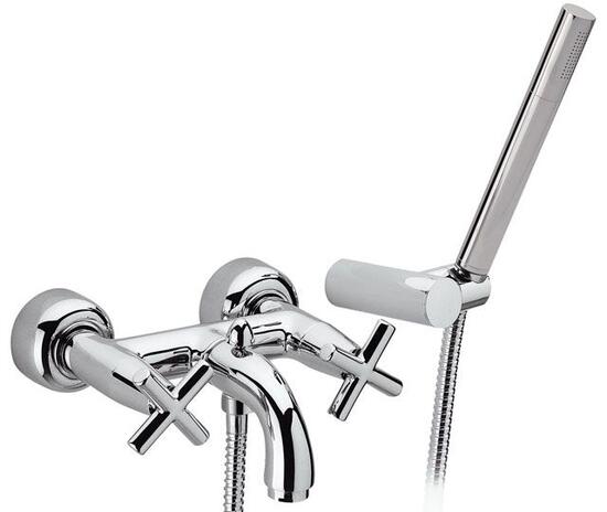 JAX Gruppo vasca esterno con flessibile e doccia duplex - Bagno Italiano