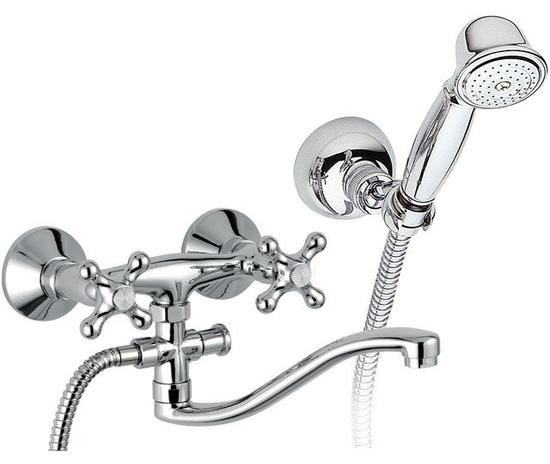 REVIVAL Miscelatore lavabo/vasca con canna ''S''  - Bagno Italiano