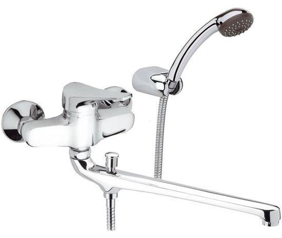 RIO Miscelatore lavabo/vasca con deviatore con kit doccia - Bagno Italiano