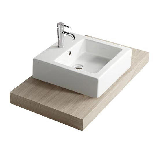 PLUS DESIGN lavabo bacino rettangolare 48x48 - Bagno Italiano