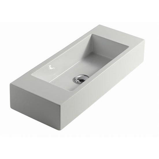 PLUS DESIGN lavabo da appoggio con bacino da 51 cm - Bagno Italiano