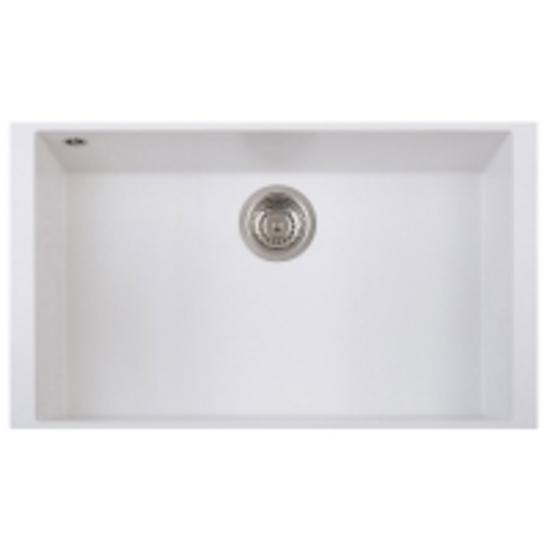 ONE 76.10ST Lavello cucina ad una vasca installazione sotto-top - Bagno Italiano