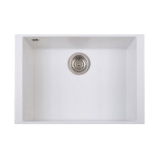 ONE 56.10ST Lavello cucina ad una vasca installazione sotto-top - Bagno Italiano