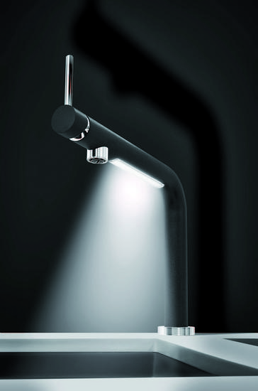 LUMIX miscelatore monocomando con luce LED e interruttore TOUCH - Bagno Italiano
