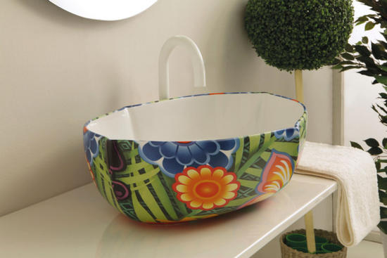 OYSTER lavabo d'appoggio tropical - Bagno Italiano