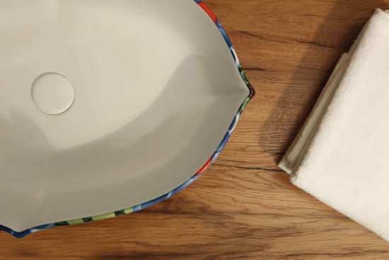 OYSTER lavabo d'appoggio tropical - Bagno Italiano