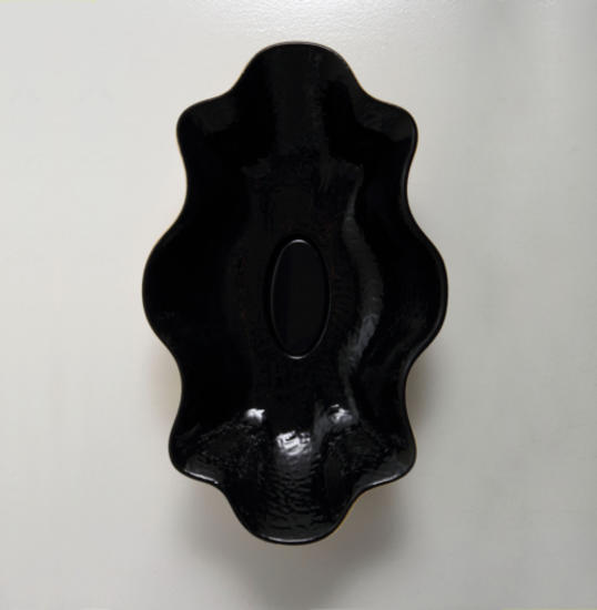 SEASTAR lavabo d'appoggio extraluxury black&gold - Bagno Italiano