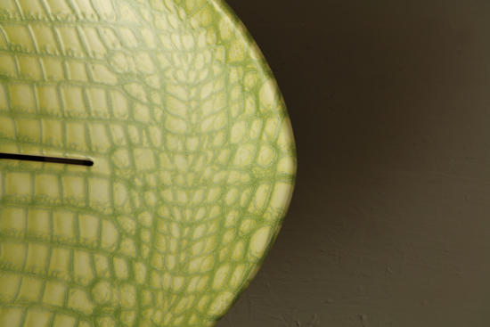 AFYA lavabo d'appoggio pelle verde affondante - Bagno Italiano