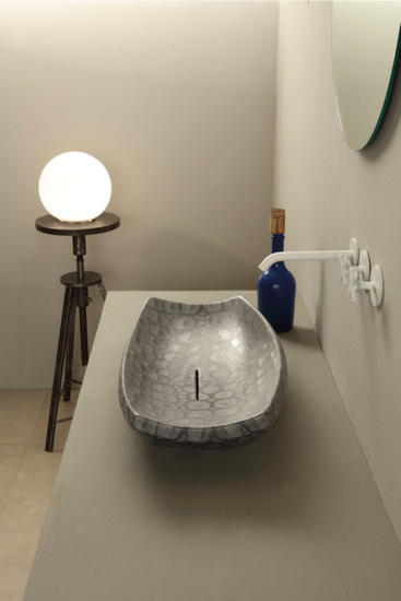 SHAKIA lavabo d'appoggio caimano dark - Bagno Italiano