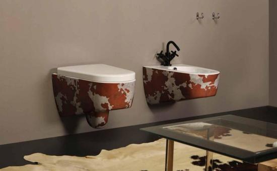 SHAPE vaso + bidet sospesi cavallino - Bagno Italiano