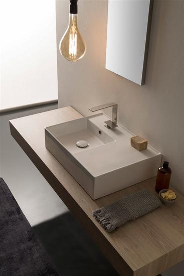 TEOREMA 2.0 60 SHELF lavabo da appoggio o sospeso - Bagno Italiano