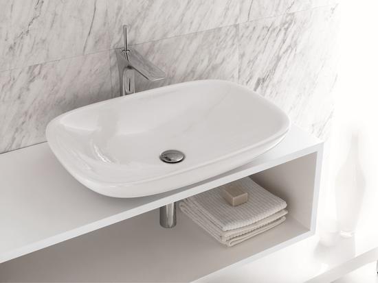 CLEAR lavabo da appoggio 66 cm - Bagno Italiano