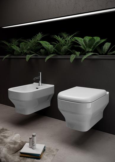SYNTHESIS Vaso + Bidet sospeso - Bagno Italiano