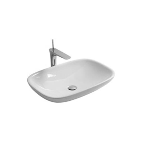 CLEAR lavabo da appoggio 66 cm - Bagno Italiano