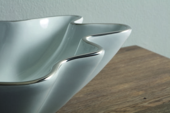 SHELL lavabo d'appoggio filo platino - Bagno Italiano