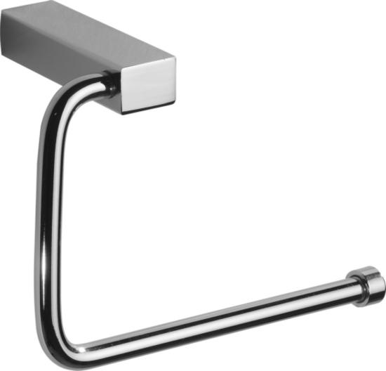 OSCAR porta rotolo sagomato in ottone cromato - Bagno Italiano