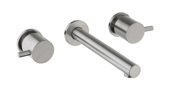 DMB Incasso lavabo 3 fori inox 316L bocca cm.21 - Bagno Italiano
