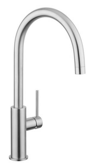 DYLAN Miscelatore monocomando lavello inox 316L canna tonda - Bagno Italiano