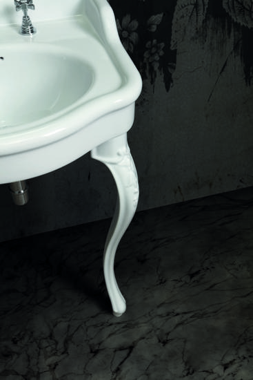 QUEEN lavabo consolle doppio bacino 120 cm. + coppia gambe VENICE - Bagno Italiano