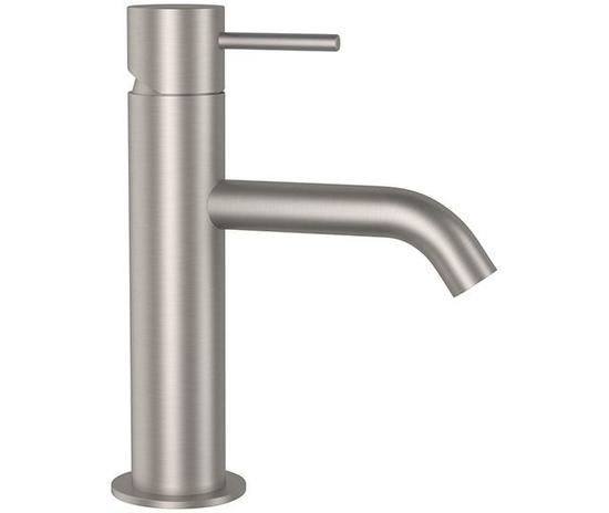 TOKYO STEEL Monocomando lavabo in acciaio inox senza scarico - Bagno Italiano