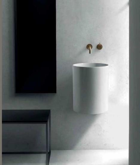 CORE 46 Lavabo sospeso cm Ø37 + staffa - Bagno Italiano
