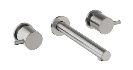 DMB Incasso lavabo 3 fori inox 316L bocca cm.24 - Bagno Italiano