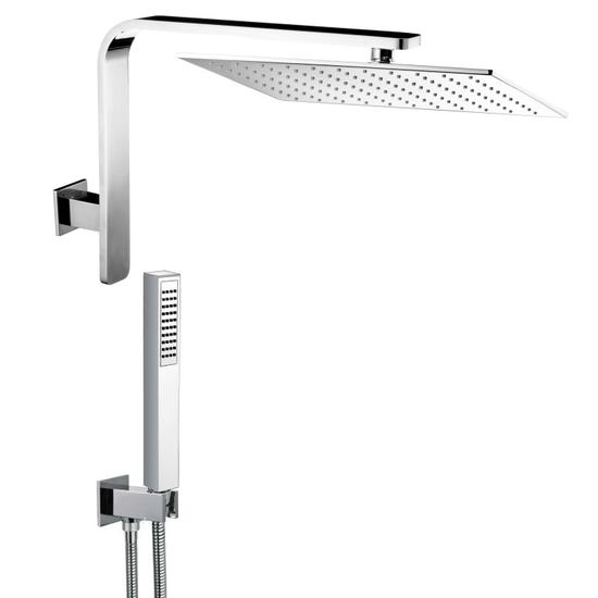 LYBRA QUADRO kit soffione con presa acqua e doccia - Bagno Italiano