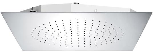 OCEANO Soffione a soffitto da incasso in acciaio inox - Bagno Italiano