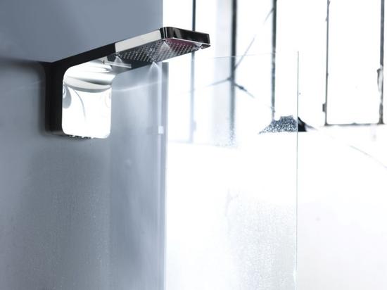 MIST kit soffione in acciaio con presa acqua e doccia - Bagno Italiano